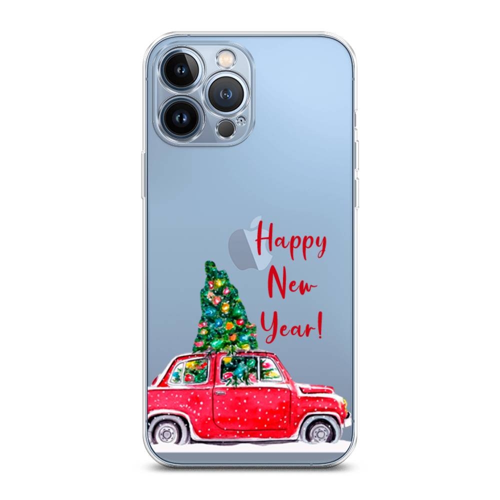 

Чехол для Apple iPhone 13 Pro Max "Happy New Year", Красный;зеленый, 14450-5