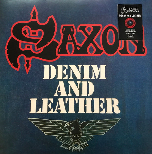 

Saxon – Denim and Leather (Red with Black Splatter Vinyl), Denim And Leather