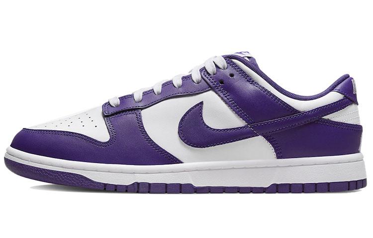 

Кеды унисекс Nike Dunk Low Retro Court Purple белые 46 EU, Белый, Dunk Low Retro Court Purple