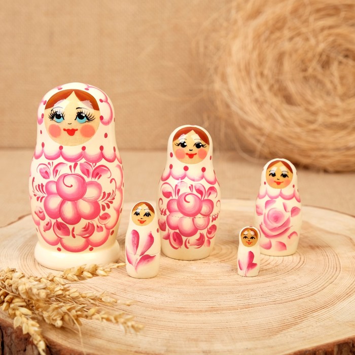 

Матрешка "Россияночка", 11 см, 5 кукольная, Матрёшка