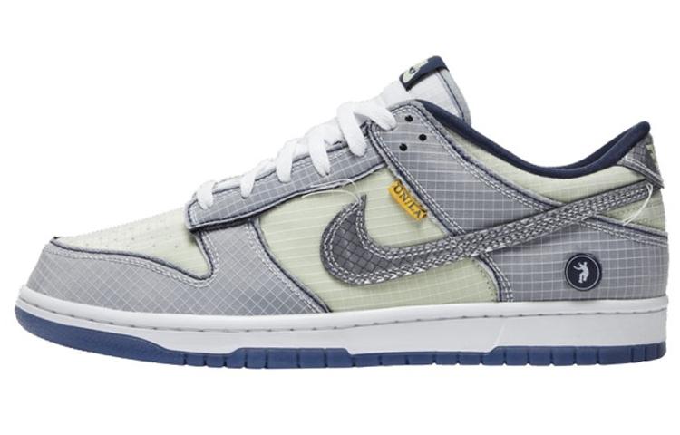 

Кеды унисекс Nike Union x Nike Dunk Low Pistachio серые 40.5 EU, Серый, Union x Nike Dunk Low Pistachio
