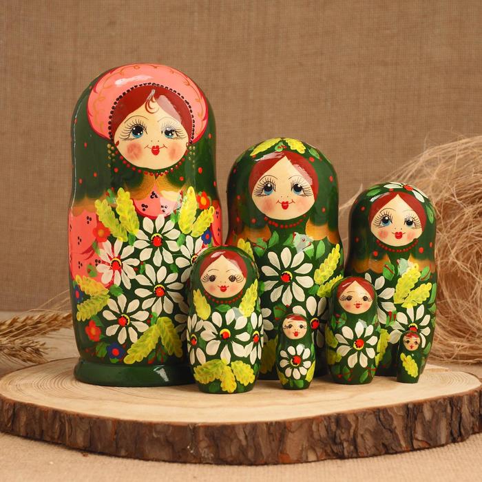 

Матрёшка 7-ми кукольная "Арина", 21см, Художественная матрёшка