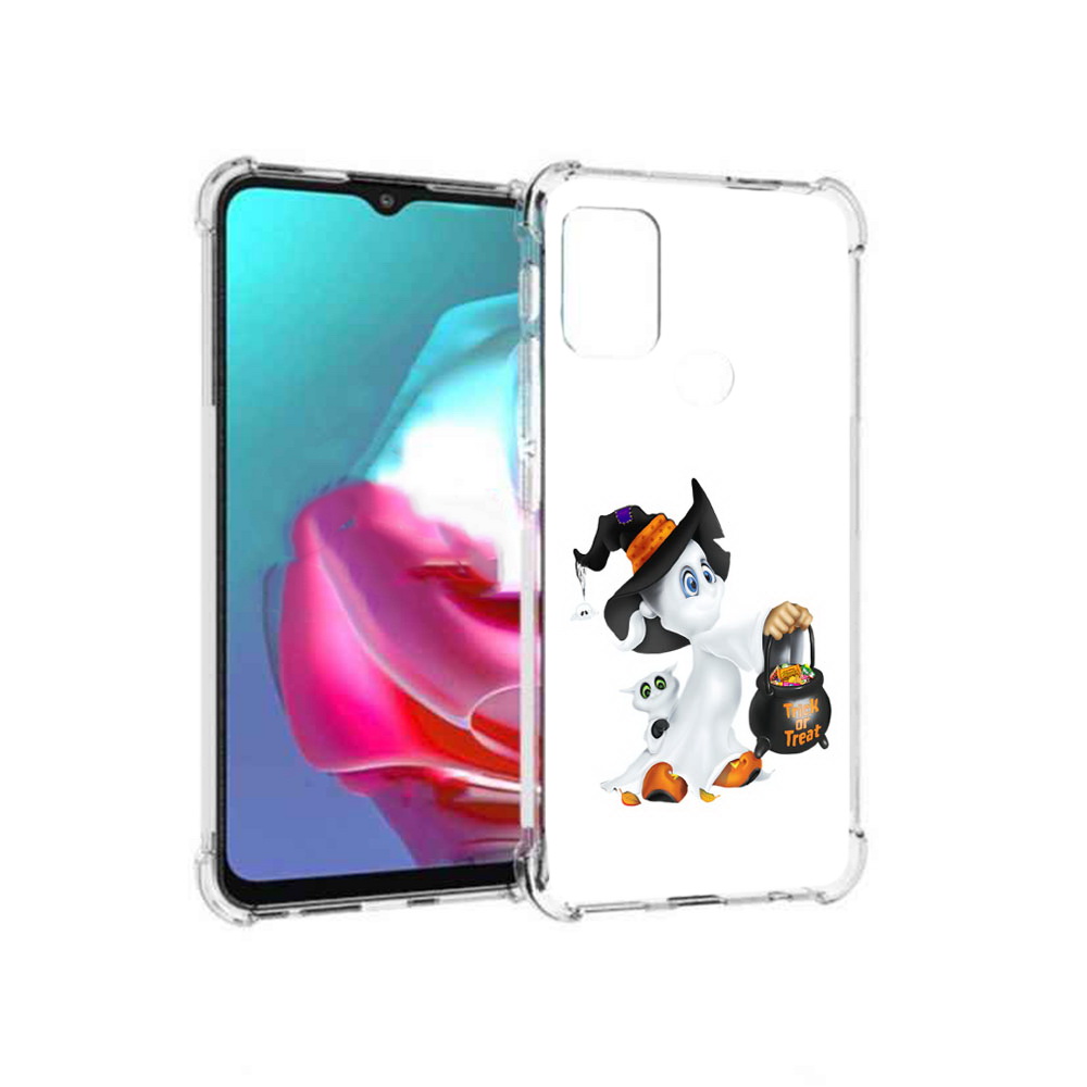 

Чехол MyPads Tocco для Motorola Moto G Маленький призрак (PT227061.346.113), Прозрачный, Tocco