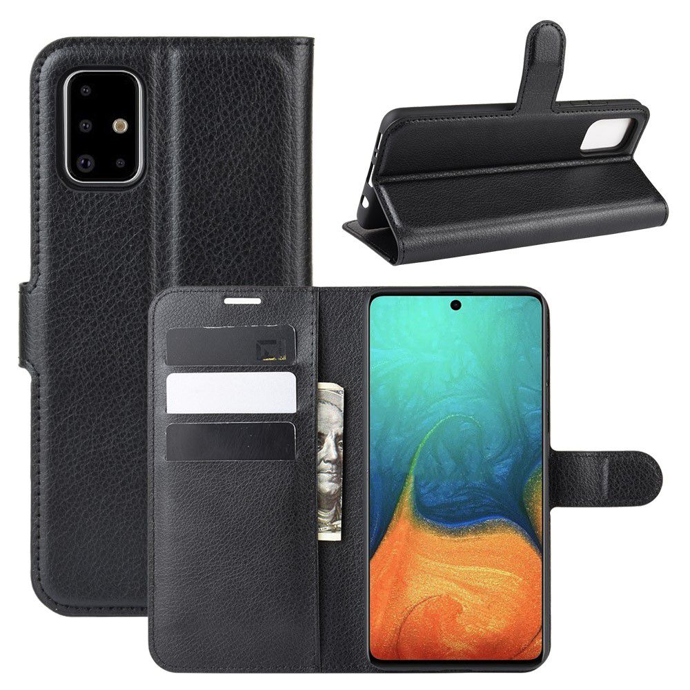 

Чехол Wallet для смартфона Samsung Galaxy A71 черный