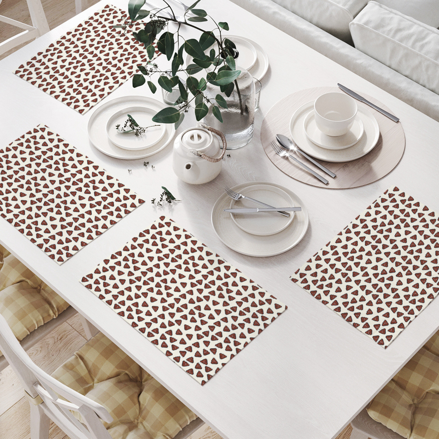 

Комплект салфеток JoyArty "Довольная какашка" (32х46 см, 4 шт.), Белый, Довольная какашка