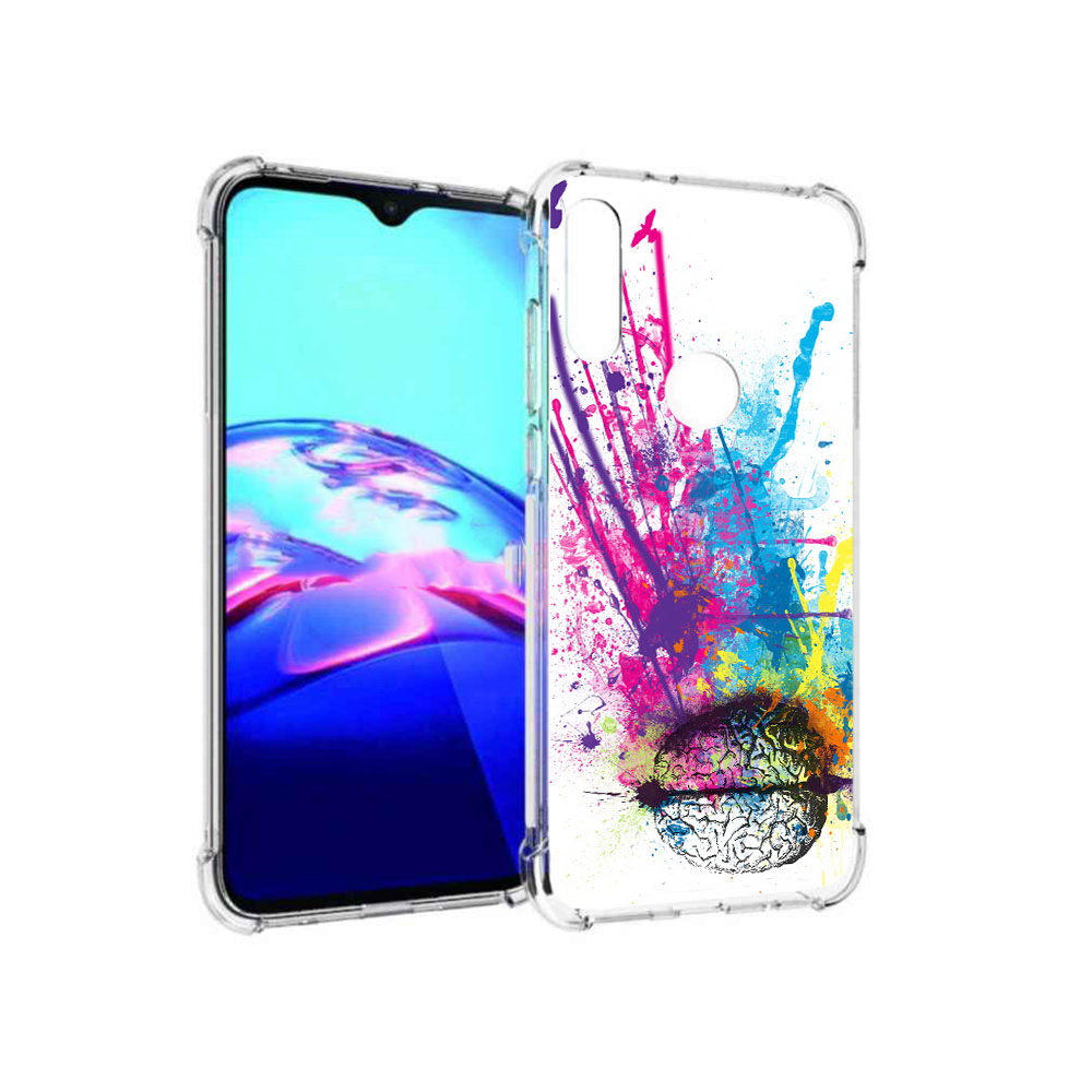 

Чехол MyPads Tocco для Motorola Moto E яркий красочный мозг (PT227064.345.710), Прозрачный, Tocco