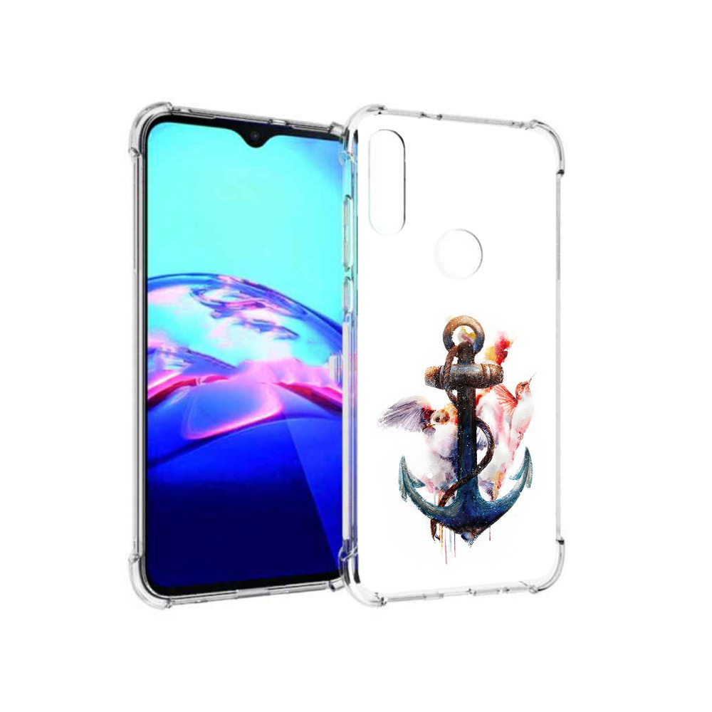 

Чехол MyPads Tocco для Motorola Moto E якорь с птицами (PT227064.345.703), Прозрачный, Tocco