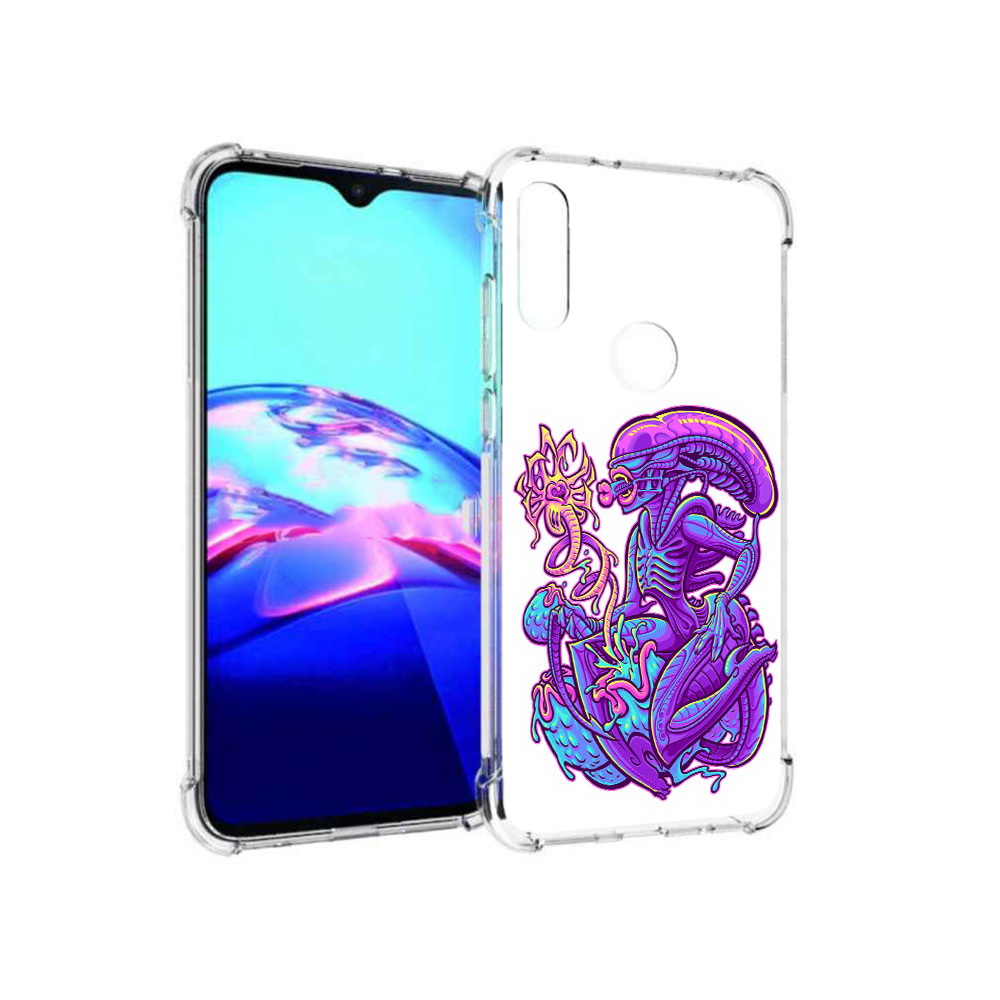 Чехол MyPads Tocco для Motorola Moto E чужой фиолетовый цвет (PT227064.345.693)