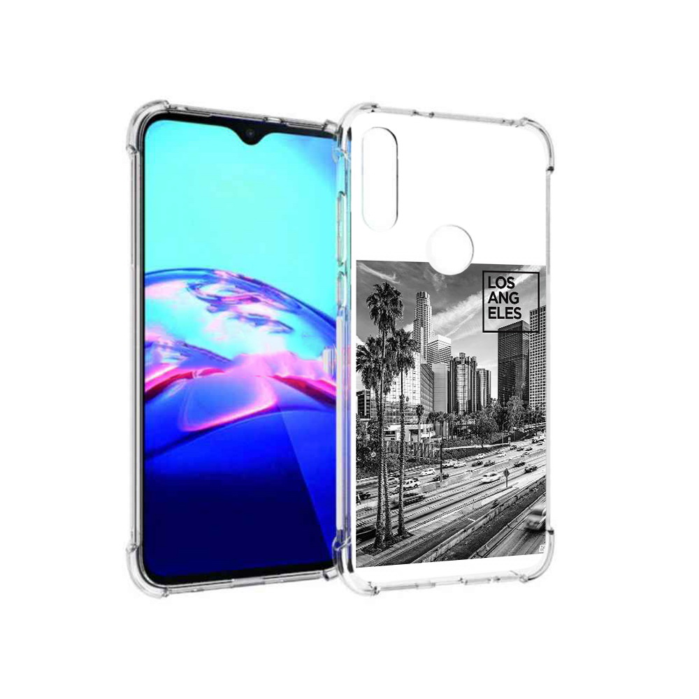 

Чехол MyPads Tocco для Motorola Moto E черно белый лос анджелес (PT227064.345.685), Прозрачный, Tocco