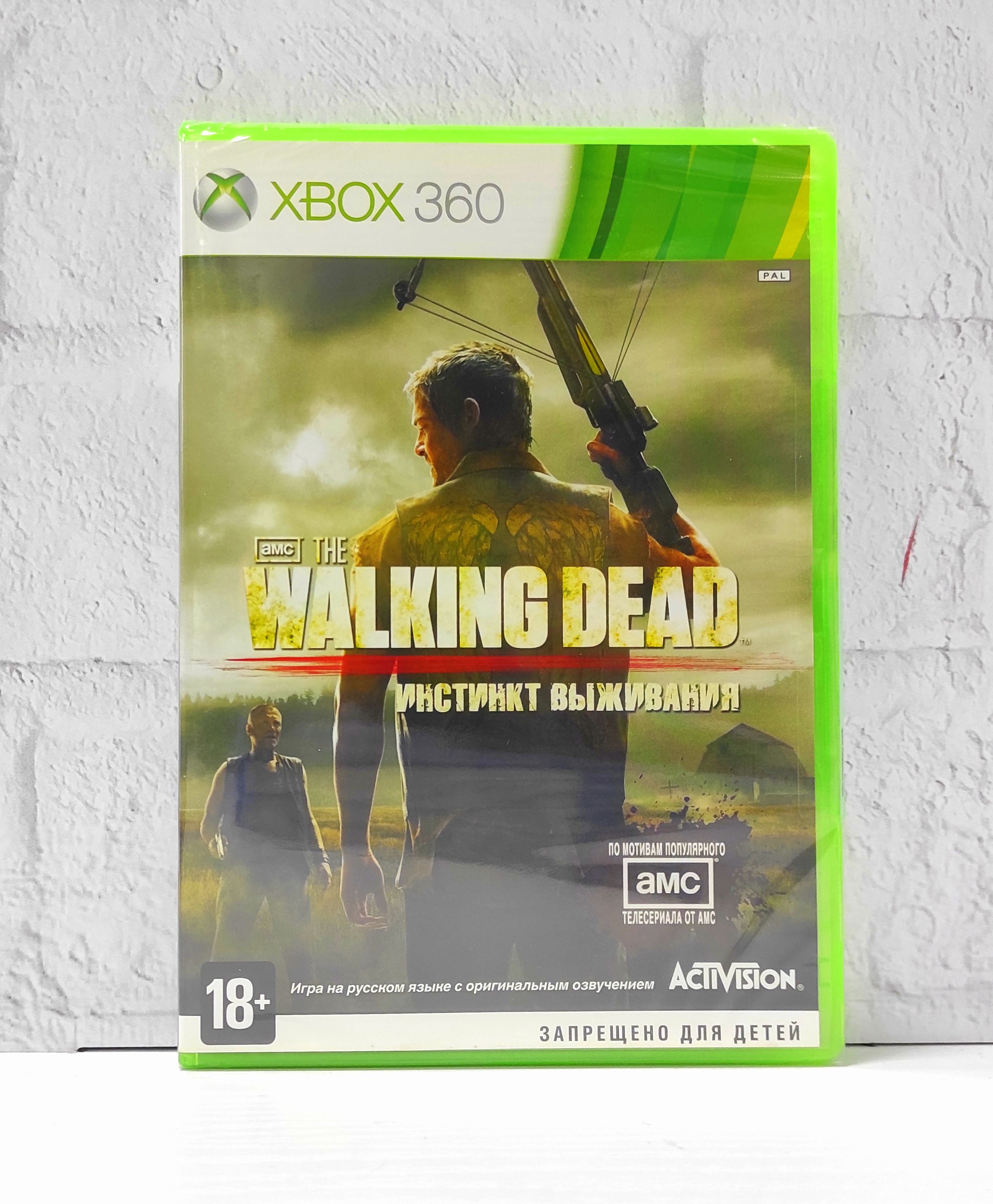 

Игра The Walking Dead Инстинкт Выживания Русская версия Xbox 360, The Walking Dead Инстинкт Выживания Русская версия