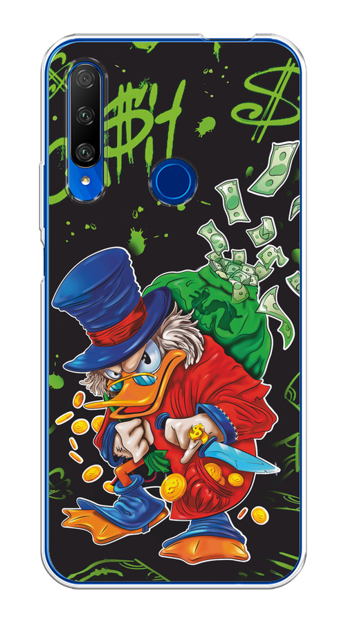 

Чехол на Honor 9X Premium "Скрудж Макдак с мешком денег", Красный;синий;зеленый;черный, 610650-1