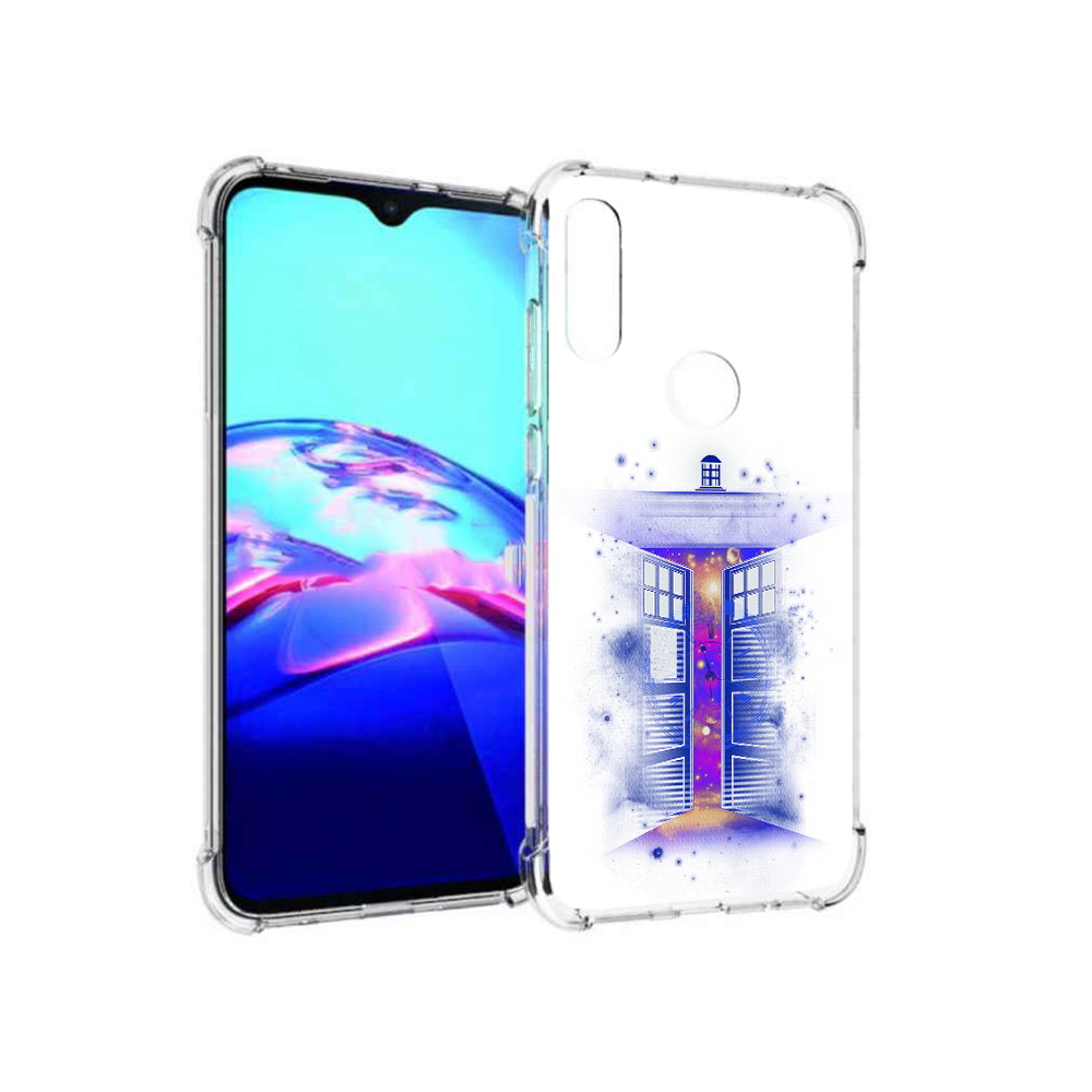 

Чехол MyPads Tocco для Motorola Moto E фиолетовый уголок абстракция (PT227064.345.659), Прозрачный, Tocco