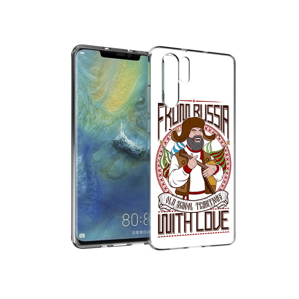

Чехол MyPads Tocco для Huawei P30 Pro русский мужчина, Прозрачный, Tocco
