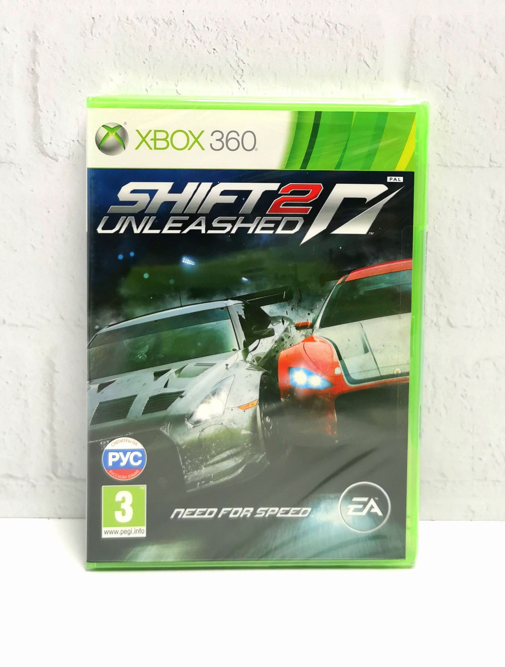 Игра Need For Speed Shift 2 Unleashed NFS Русские субтитры Xbox 360 6865₽