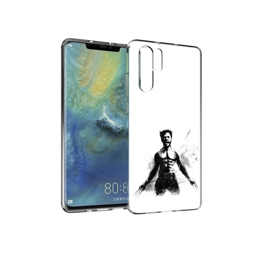 

Чехол MyPads Tocco для Huawei P30 Pro росомаха, Прозрачный, Tocco