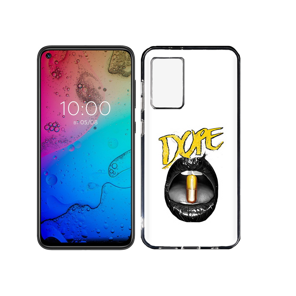 

Чехол MyPads Tocco для BQ Aurora губы, Прозрачный, Tocco