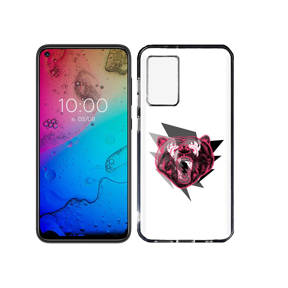 Чехол MyPads Tocco для BQ Aurora грозовой медведь