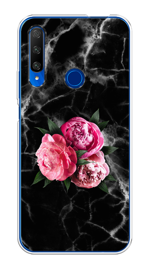 

Чехол на Huawei Honor 9X Premium "Букет на черном мраморе", Черный;серый;розовый;зеленый;белый, 610650-1