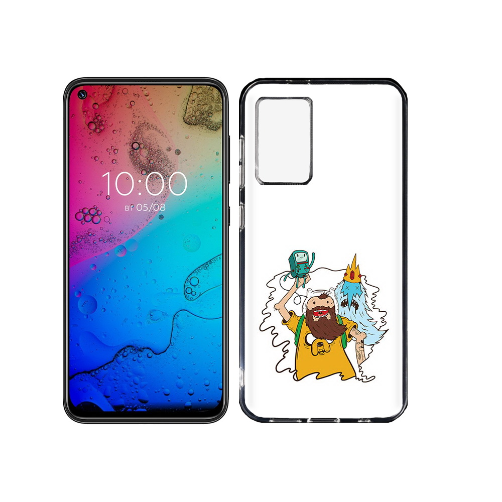 

Чехол MyPads Tocco для BQ Aurora время приключений старый Финн, Прозрачный, Tocco