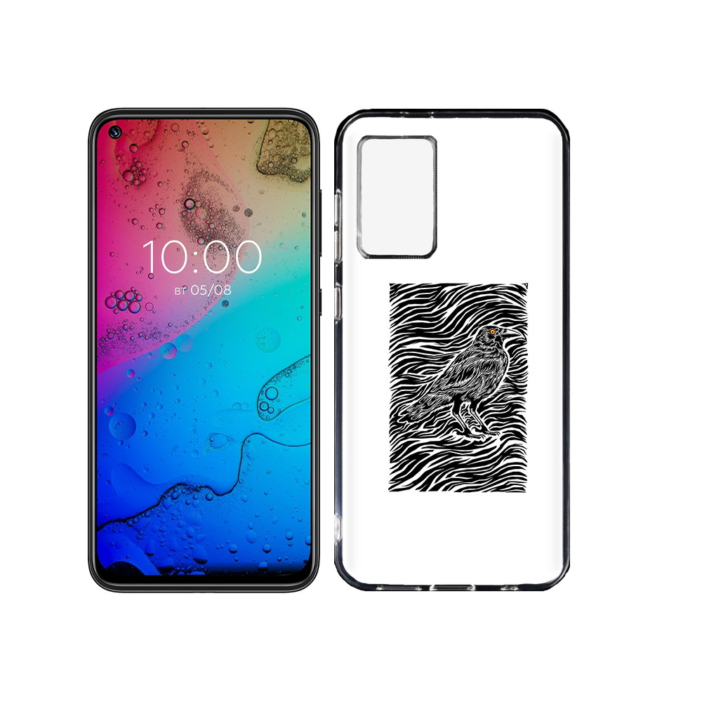 

Чехол MyPads Tocco для BQ Aurora ворон в абстракции, Прозрачный, Tocco