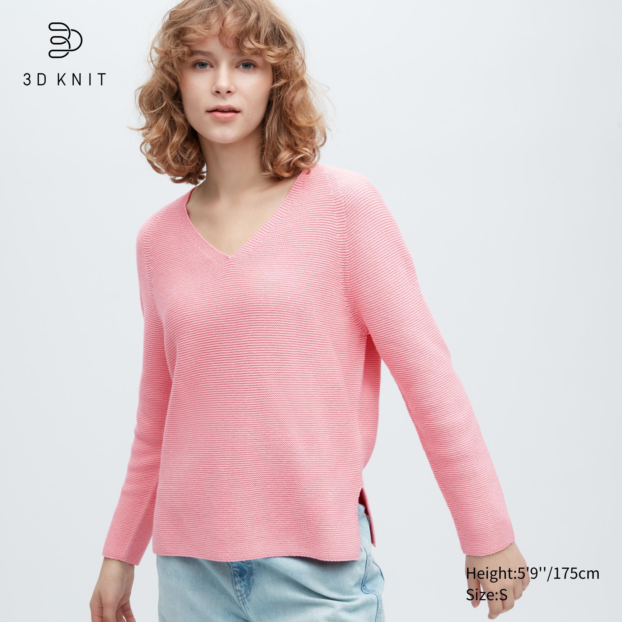 

Пуловер женский UNIQLO 454763COL11 розовый XL (доставка из-за рубежа), 454763COL11