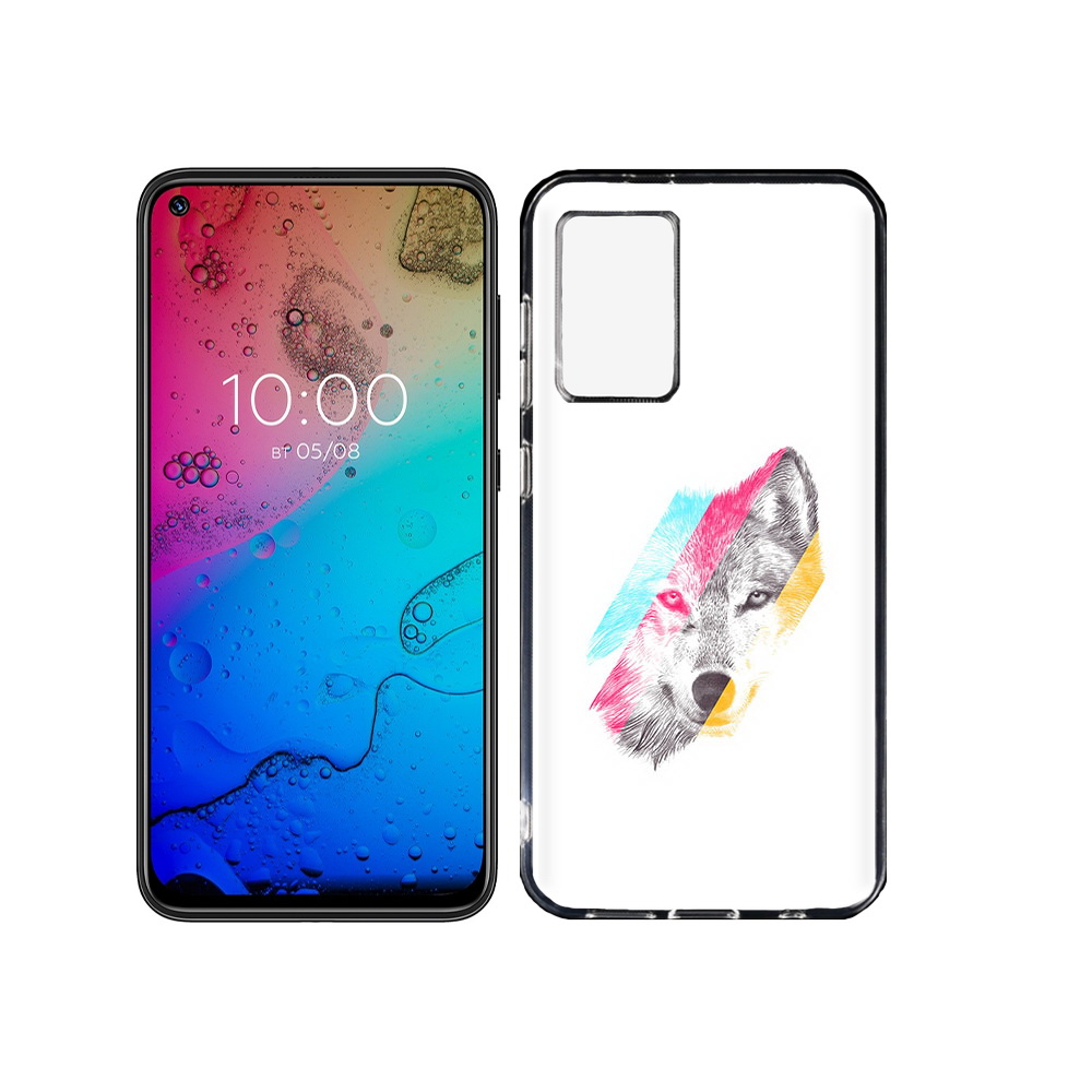 

Чехол MyPads Tocco для BQ Aurora волк градиент, Прозрачный, Tocco