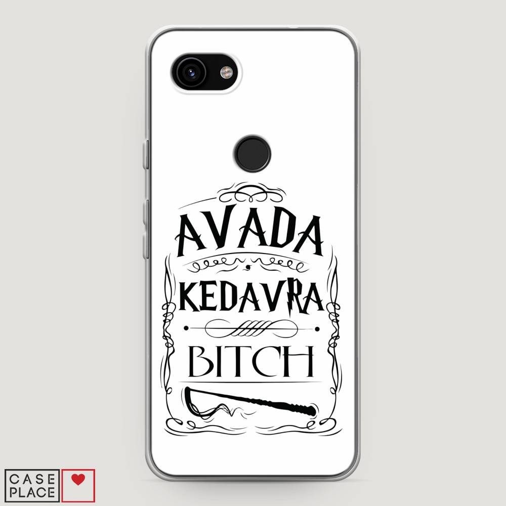 

Чехол на Google Pixel 3a "Avada kedavra bitch", Белый;серый;черный, 270150-6