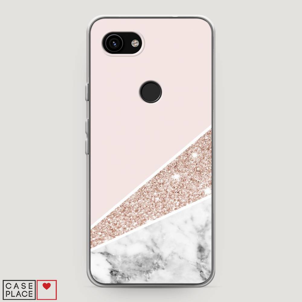 

Чехол на Google Pixel 3a "Блестящий розовый мрамор", 270150-3