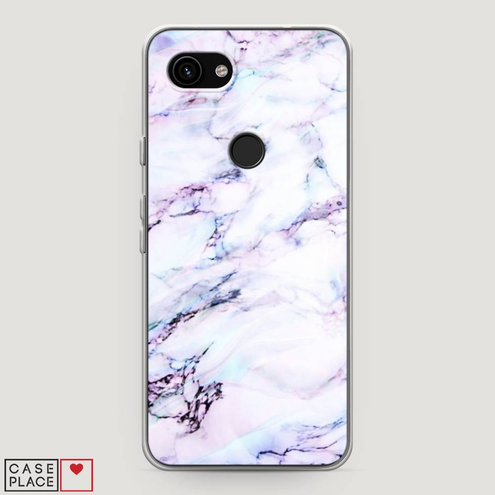 

Чехол на Google Pixel 3a "Радужный мрамор", Серый;фиолетовый, 270150-3
