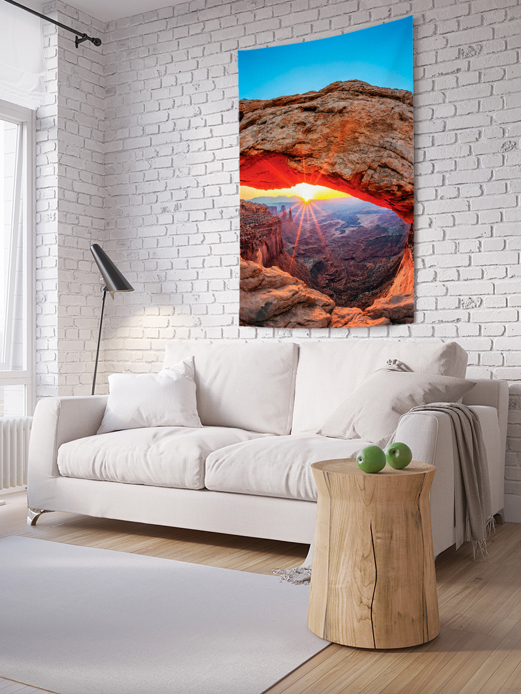 

Вертикальное фотопанно на стену JoyArty Закат с горы 100x150 см, Закат с горы