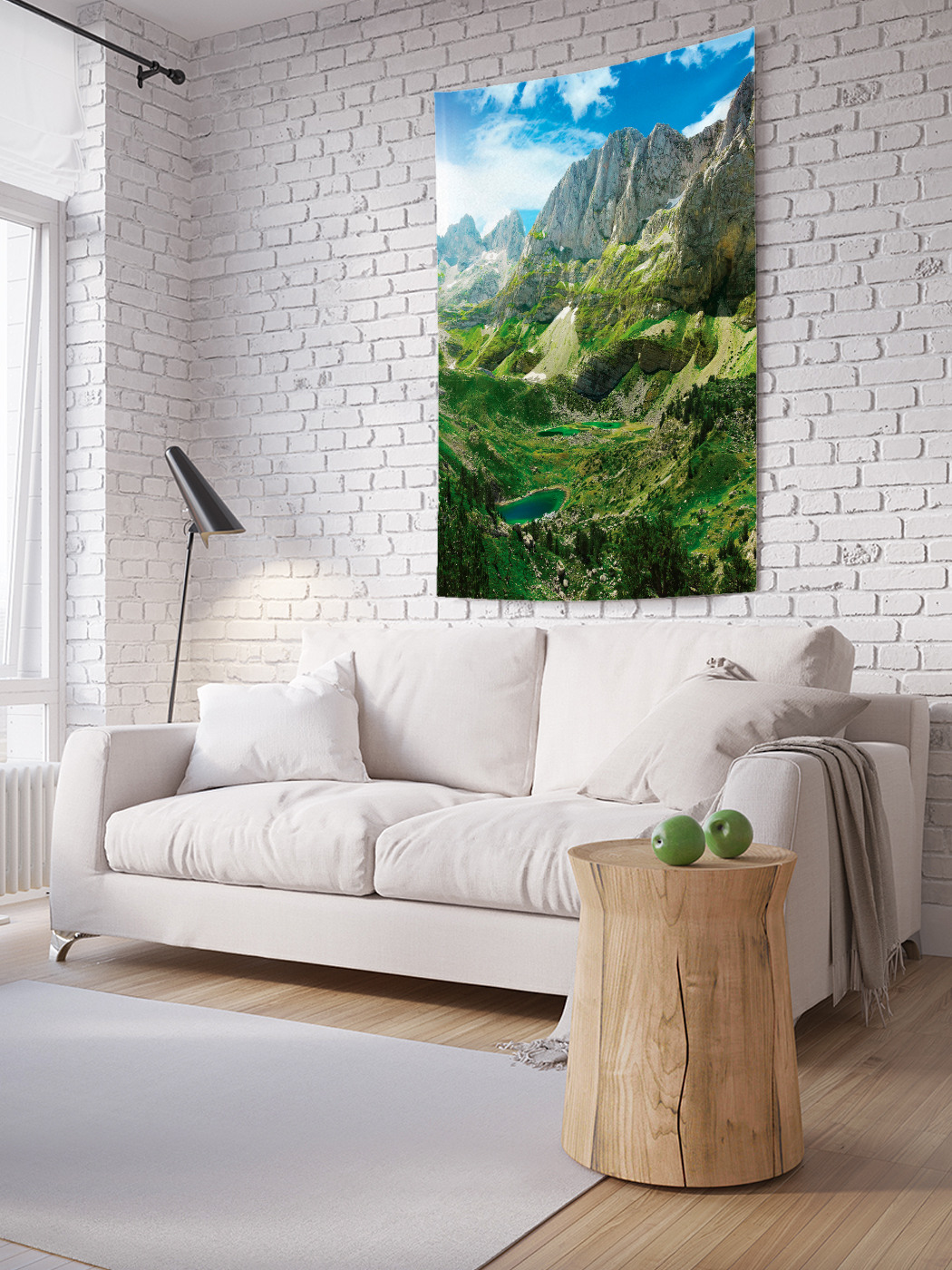 

Вертикальное фотопанно на стену JoyArty Весенние горы 100x150 см, Весенние горы