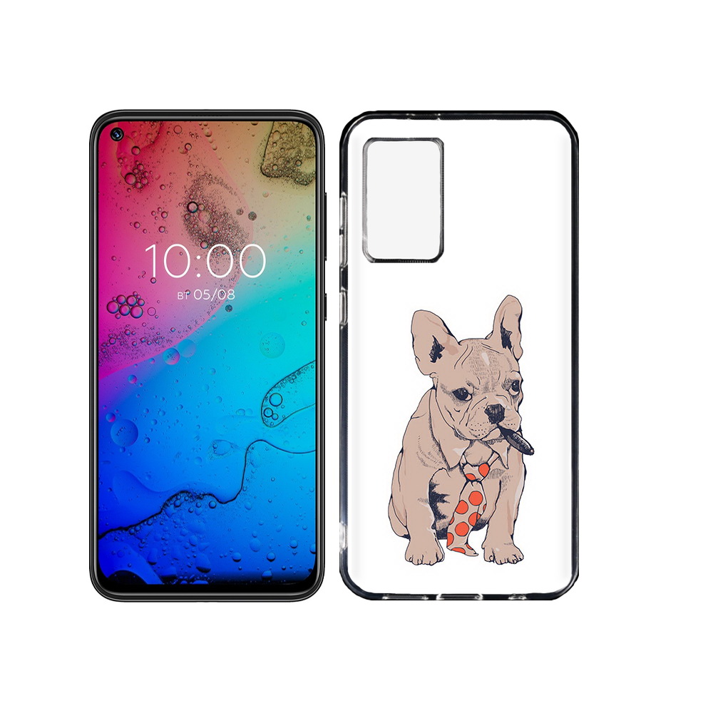 

Чехол MyPads Tocco для BQ Aurora бульдог с сигарой, Прозрачный, Tocco