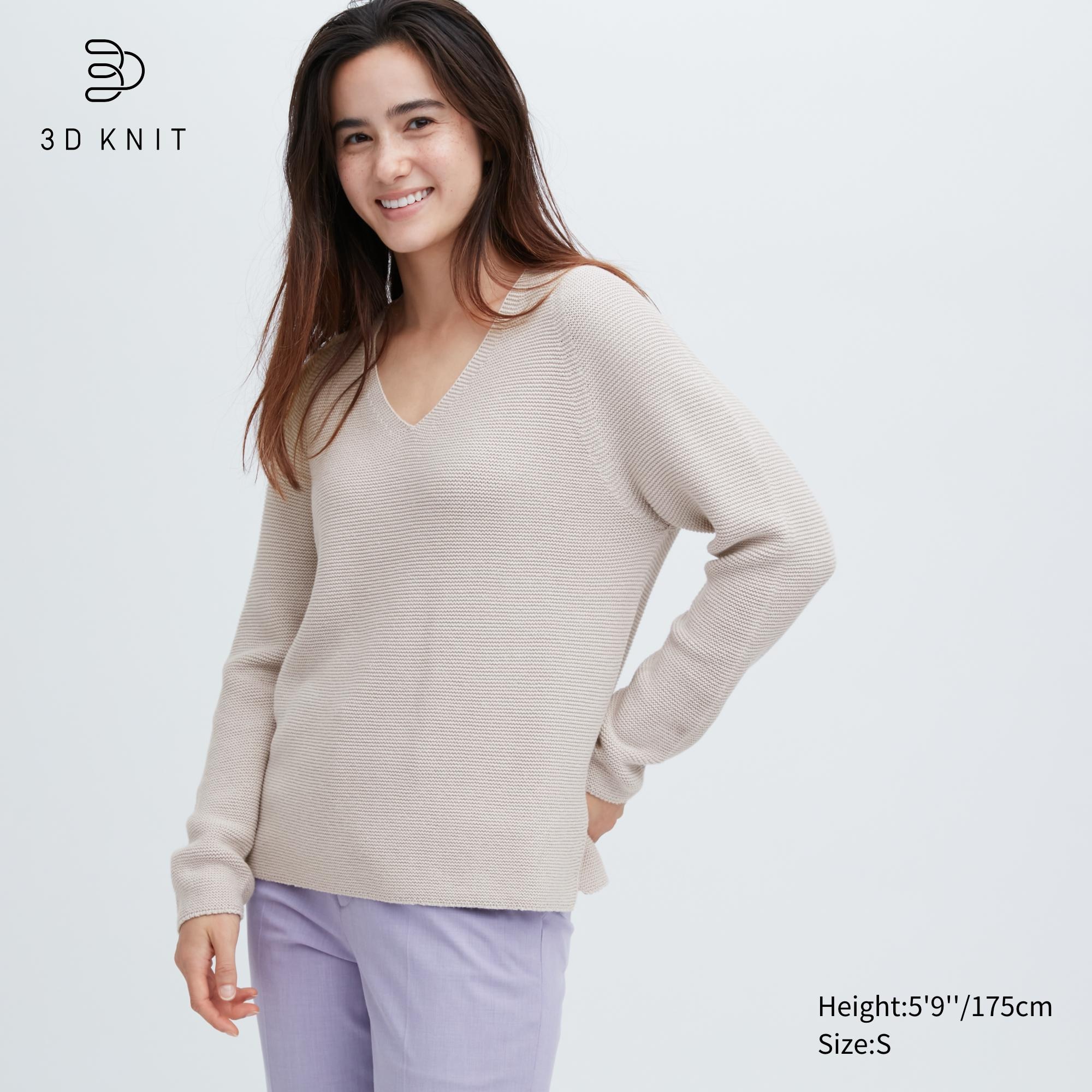 Пуловер женский UNIQLO 454763COL02 серый 2XS (доставка из-за рубежа)