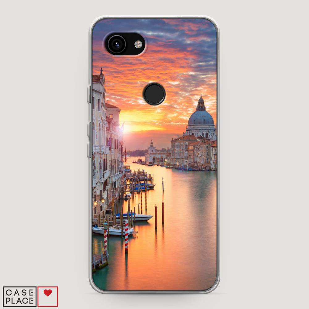 

Чехол на Google Pixel 3a "Восход 11", Розовый;оранжевый, 270150-2