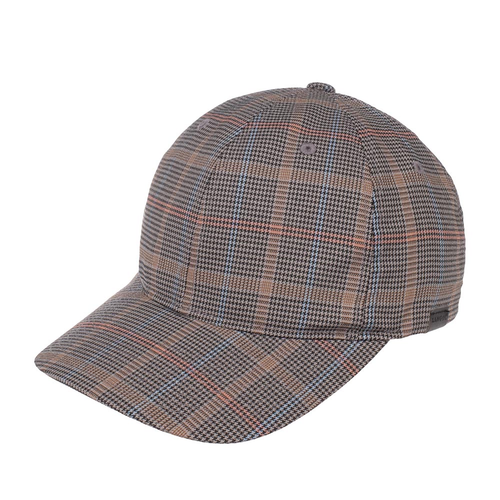 Бейсболка унисекс Kangol K5143HT Pattern Flexfit Baseball светло-серая, р. 56