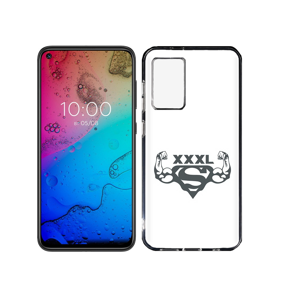 

Чехол MyPads Tocco для BQ Aurora бодибилдинг супермен, Прозрачный, Tocco