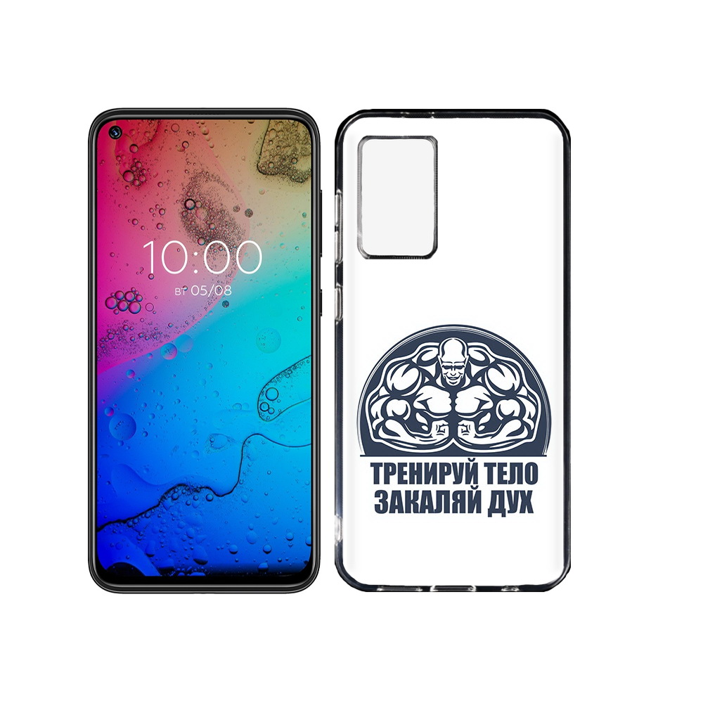 

Чехол MyPads Tocco для BQ Aurora бодибилдинг закаляй дух, Прозрачный, Tocco