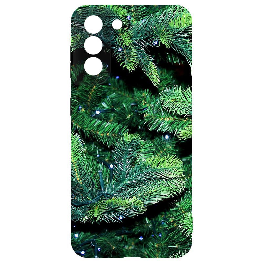 

Чехол-накладка Krutoff Софт Кейс Еловые лапки для Samsung Galaxy S21 (G991) черный