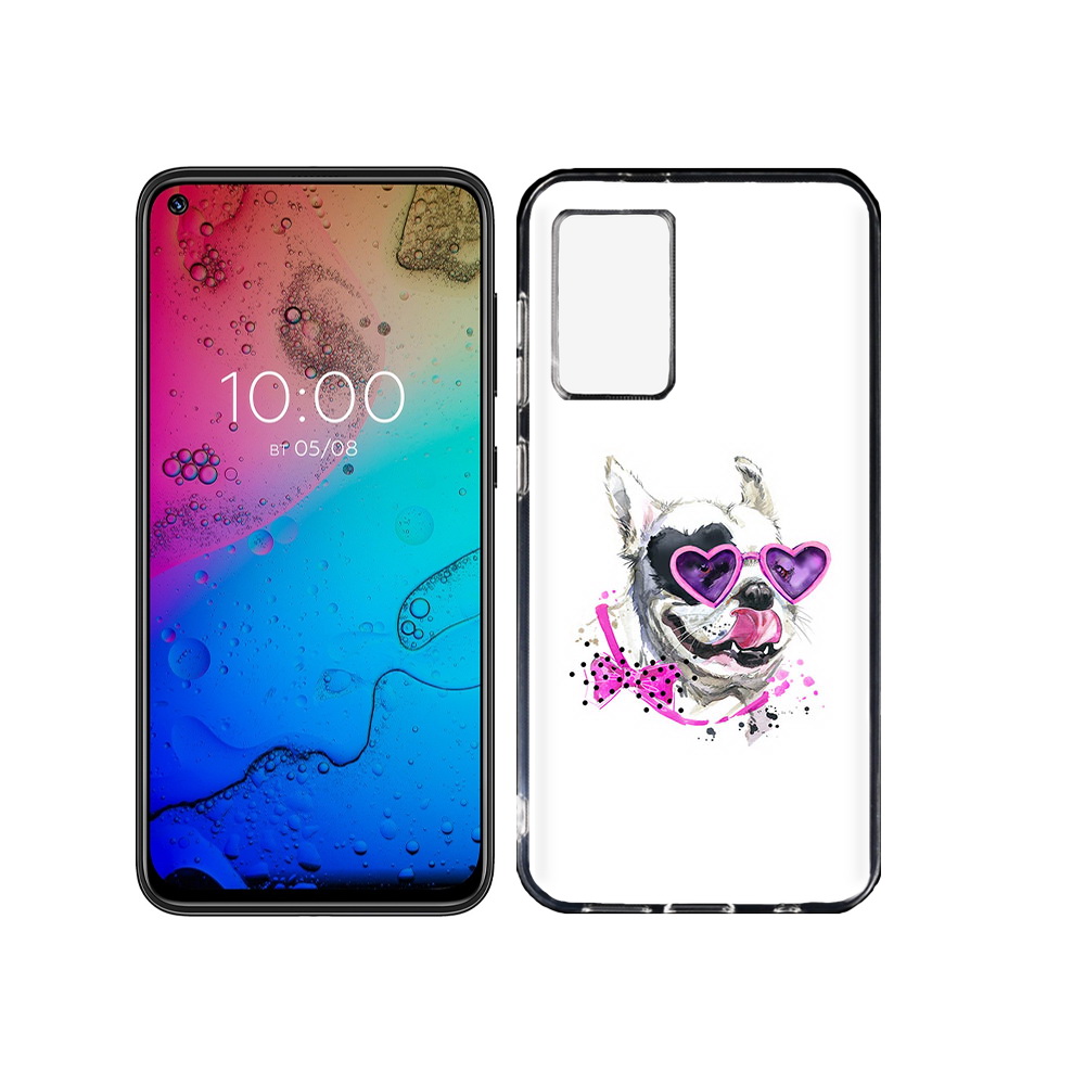 

Чехол MyPads Tocco для BQ Aurora акварельный пёс, Прозрачный, Tocco