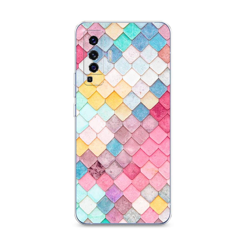 

Чехол Awog на Vivo X50 "Нежные ромбики", Разноцветный, 262250-4