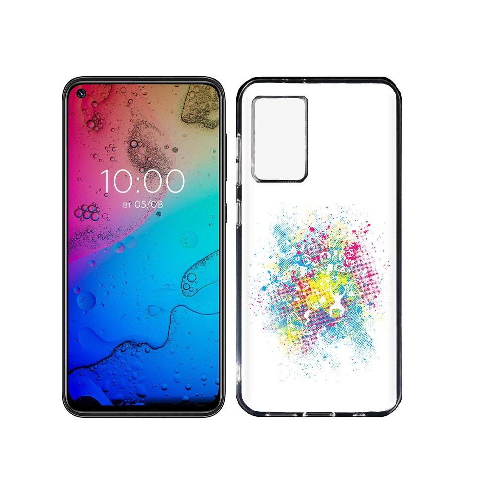 

Чехол MyPads Tocco для BQ Aurora акварель абстракция, Прозрачный, Tocco