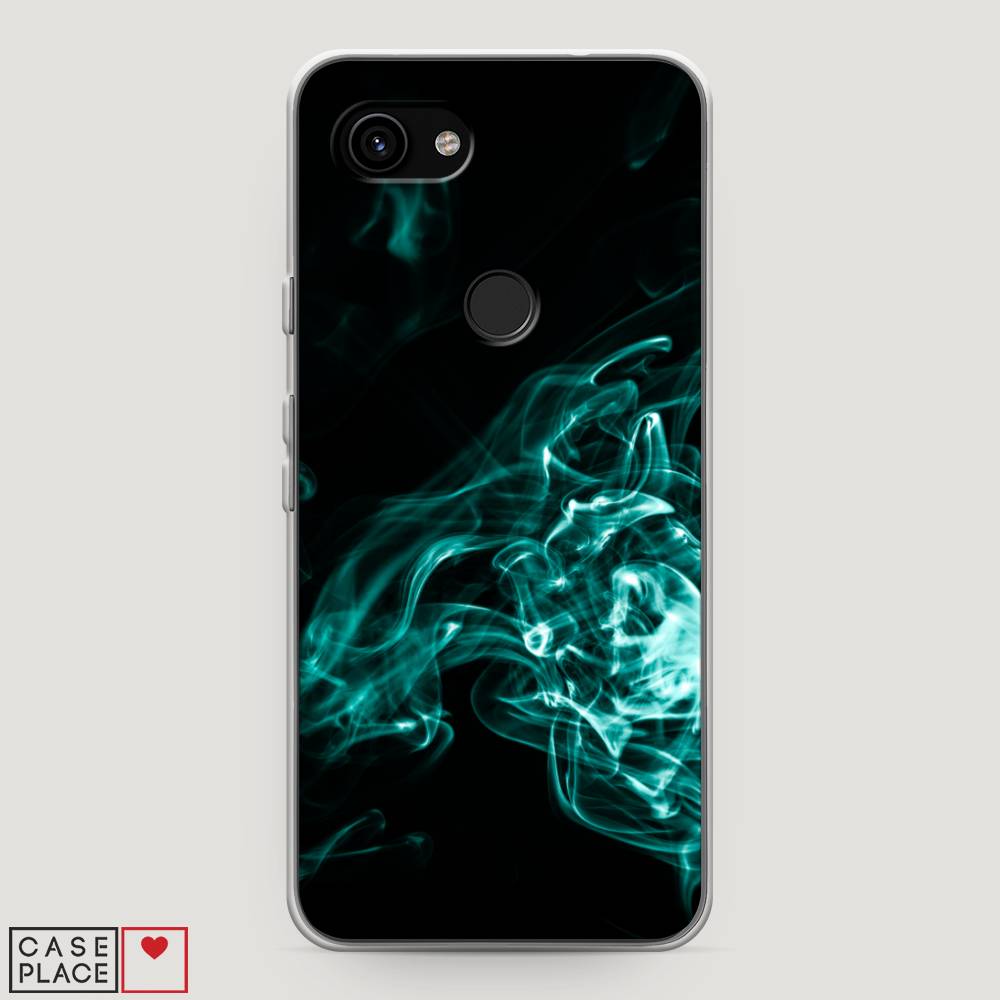 

Чехол на Google Pixel 3a "Дым", Голубой;черный, 270150-3