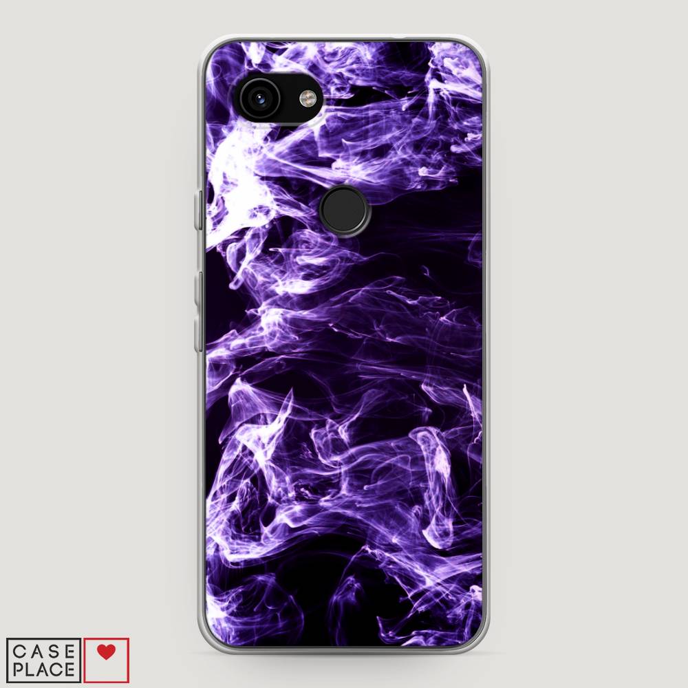 

Чехол на Google Pixel 3a "Фиолетовый дым", Фиолетовый;белый;черный, 270150-3