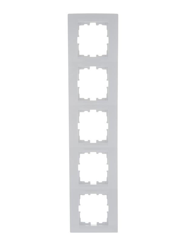 

Рамка 5-м Karina горизонт. бел. LEZARD 707-0200-150, Белый