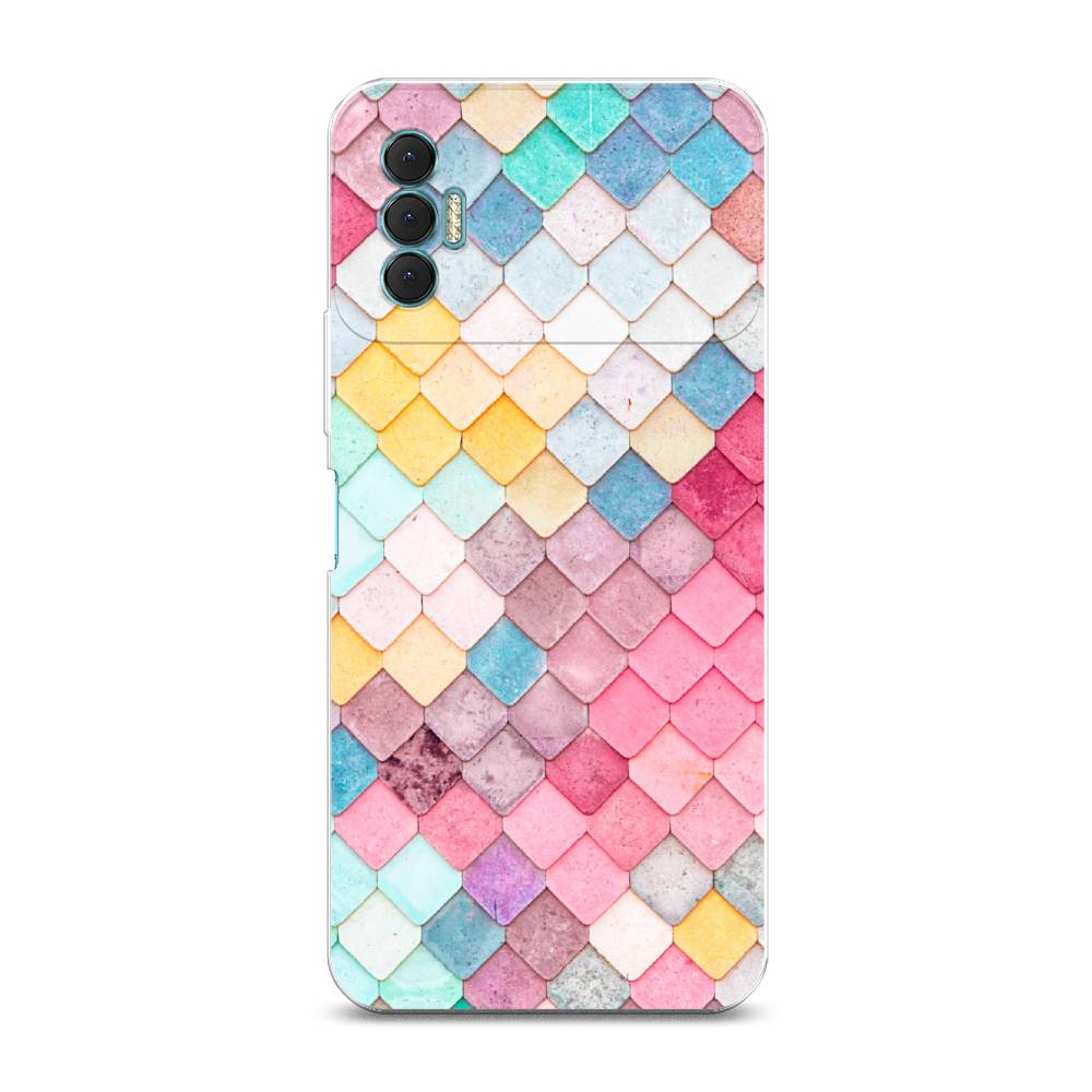 

Чехол Awog на Tecno Spark 8P "Нежные ромбики", Разноцветный, 301450-4