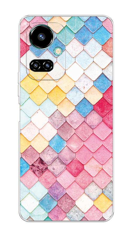 

Чехол Awog на Tecno Camon 19/19 Pro 4G "Нежные ромбики", Разноцветный, 302250-4