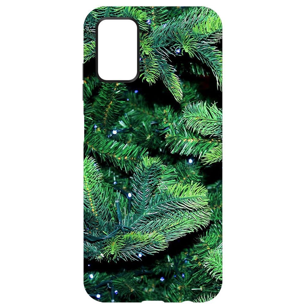 

Чехол-накладка Krutoff Софт Кейс Еловые лапки для Samsung Galaxy A03s (A037) черный