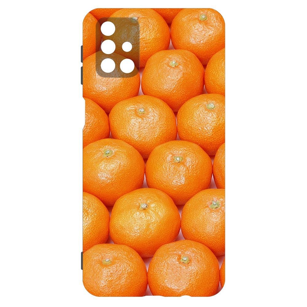 

Чехол-накладка Krutoff Софт Кейс Мандаринки для Samsung Galaxy M51 (M515) черный