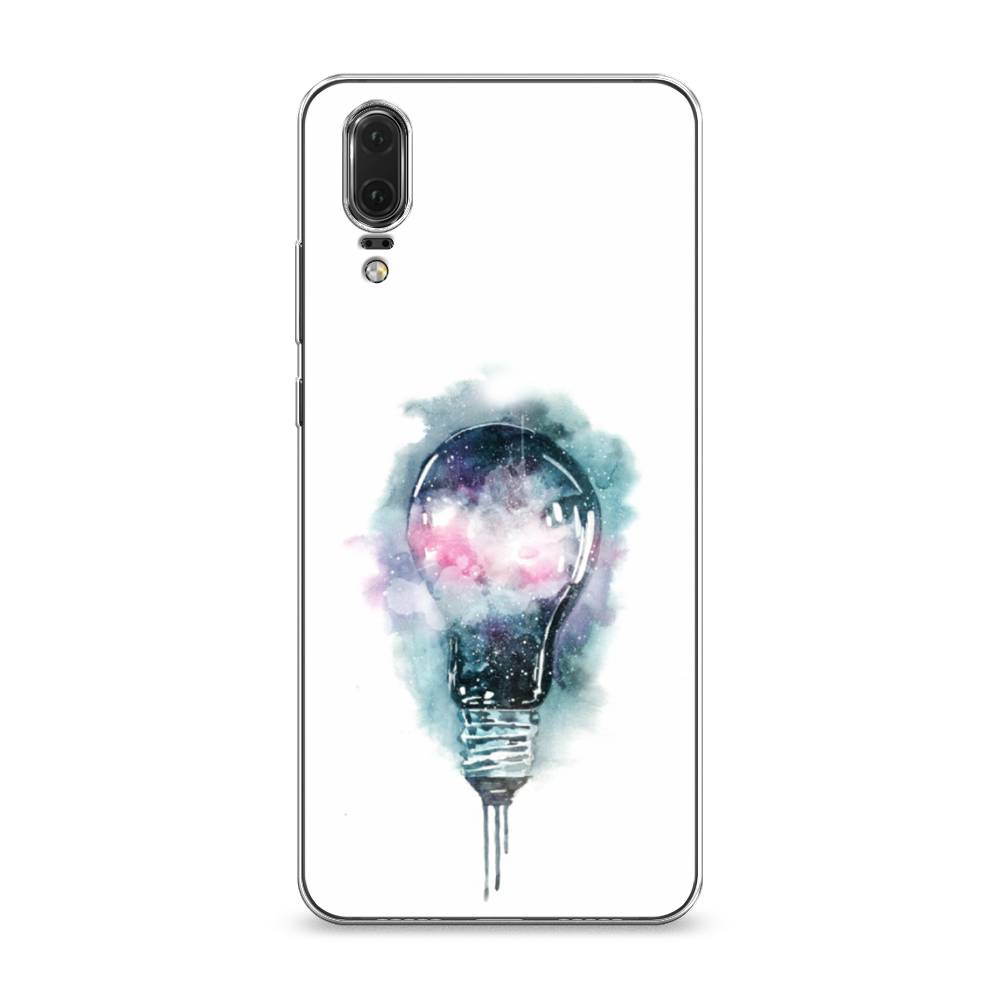 

Чехол на Huawei P20 "Волшебная лампа", Белый;серый, 64350-4