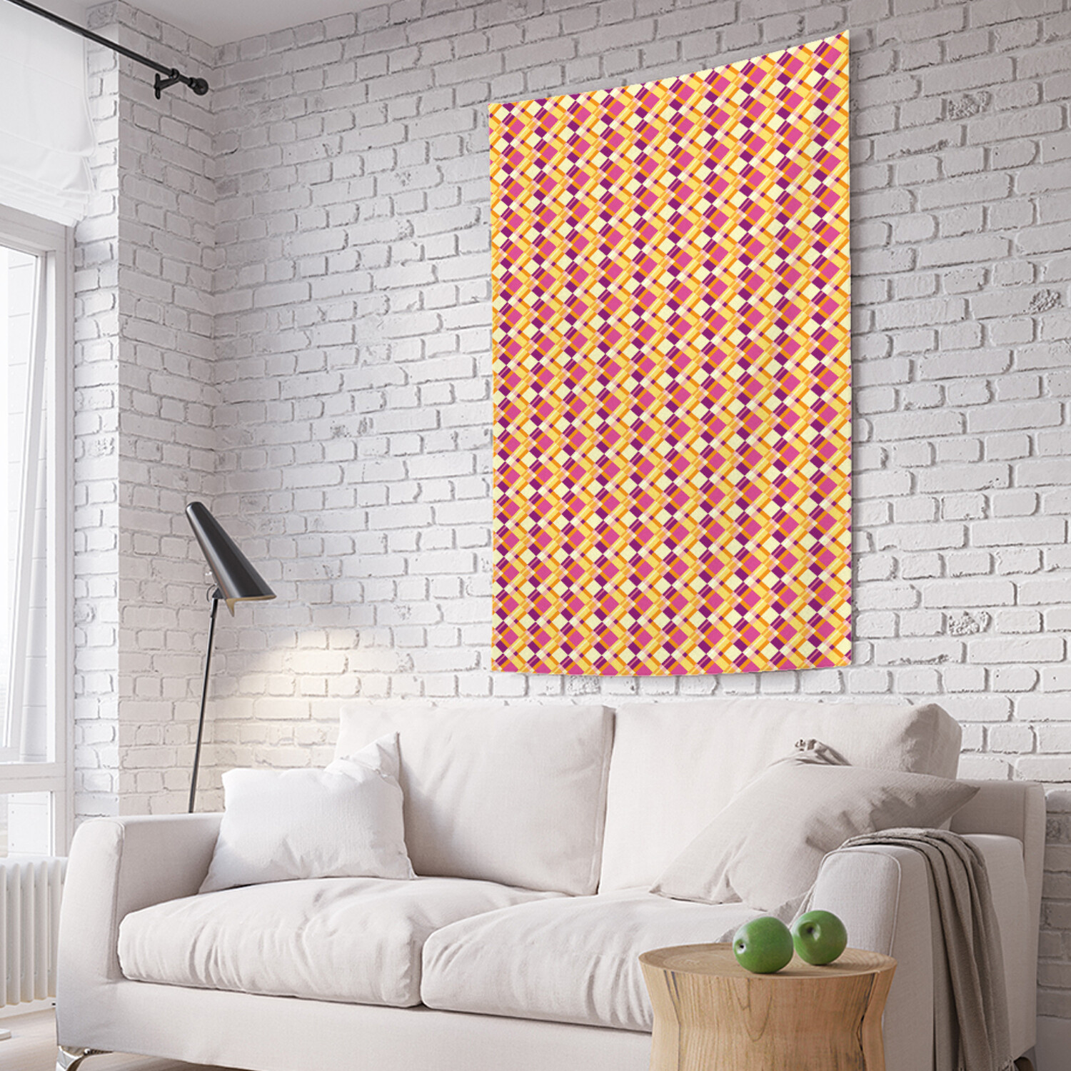 

Вертикальное фотопанно на стену JoyArty Цветная клетка 150x200 см, Цветная клетка